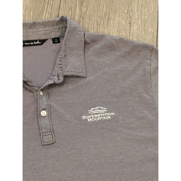 Travis Mathew Golf Polo Mens XXL Purple Preppy Casual Golf Shirt - Picture 2 of 6
